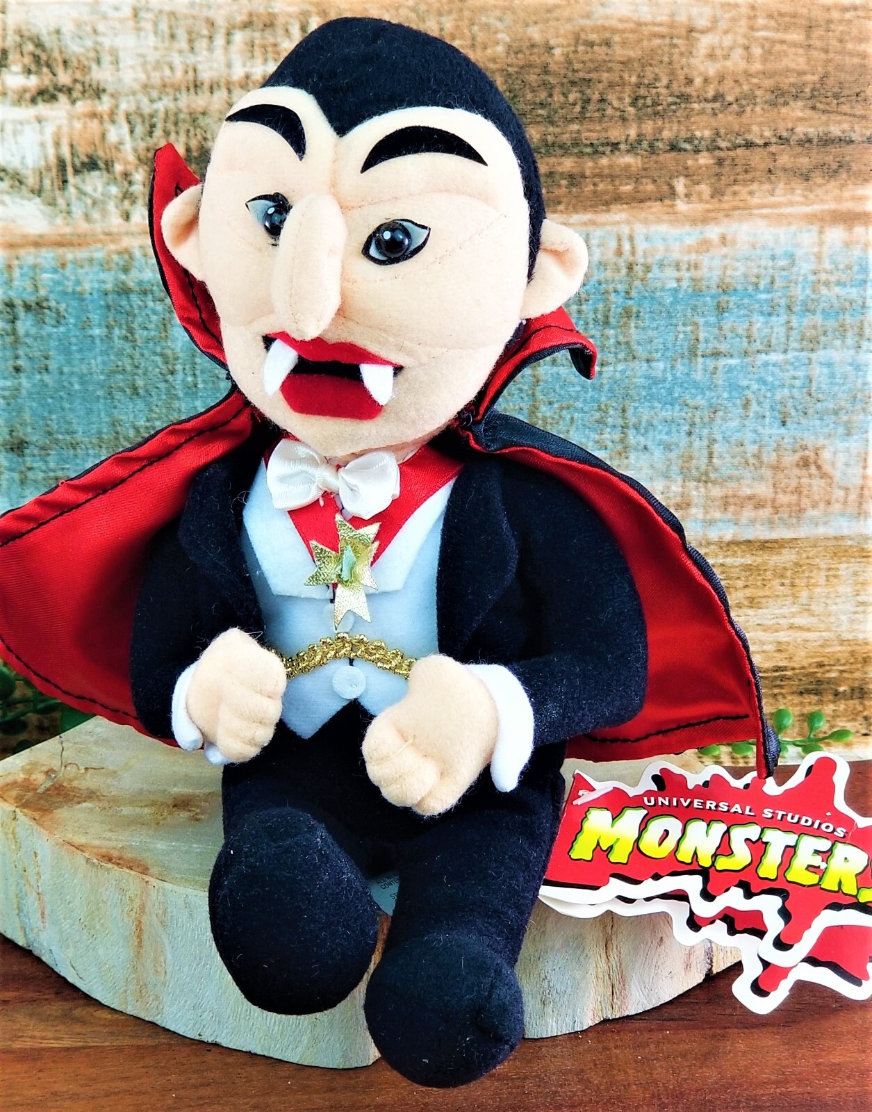 VTG Universal Studios Monsters Dracula Animal Plush Toy Stuffins Limited Ed CVS