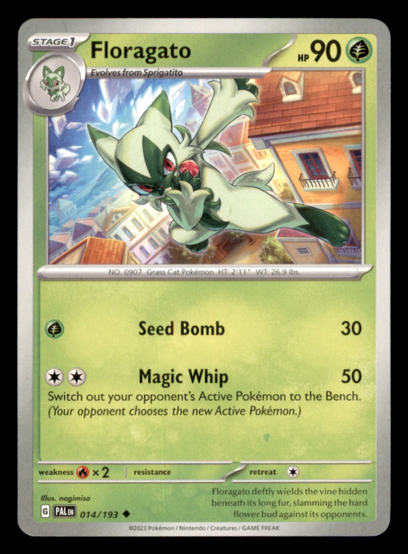 Floragato Uncommon SV02: Paldea Evolved 014/193 NM Normal Pokemon
