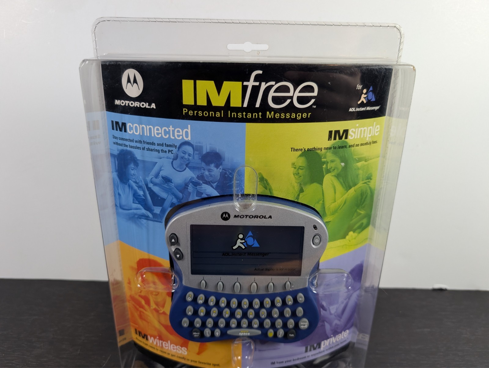 Vintage Motorola IMfree 56565 Personal Instant Messenger Device AOL IM 2003 NEW