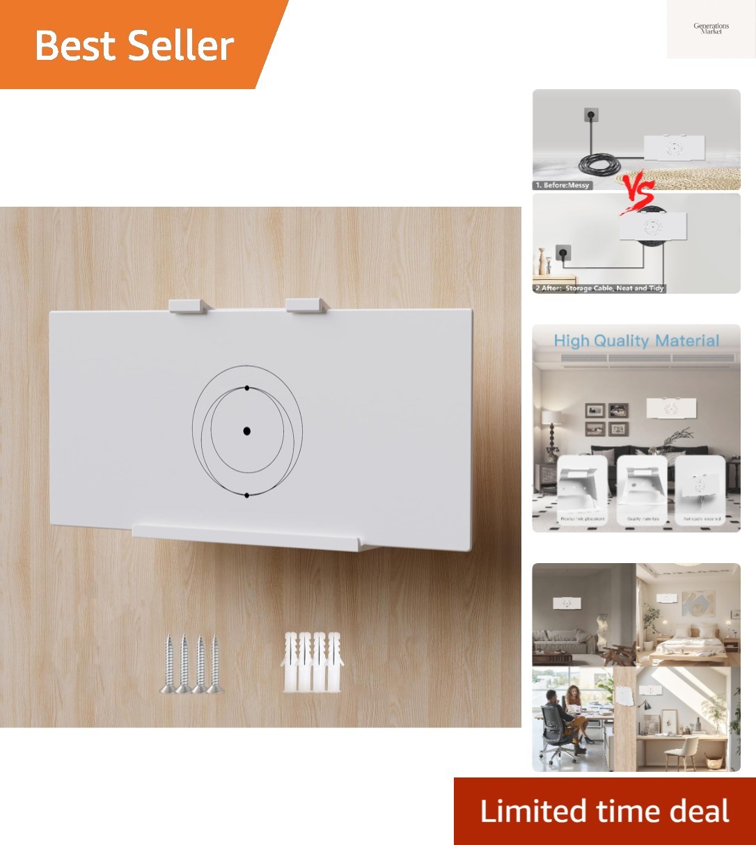 Gen 3 Mount for Starlink, Standard V3 Router Mount Star Link Internet Kit Sat...