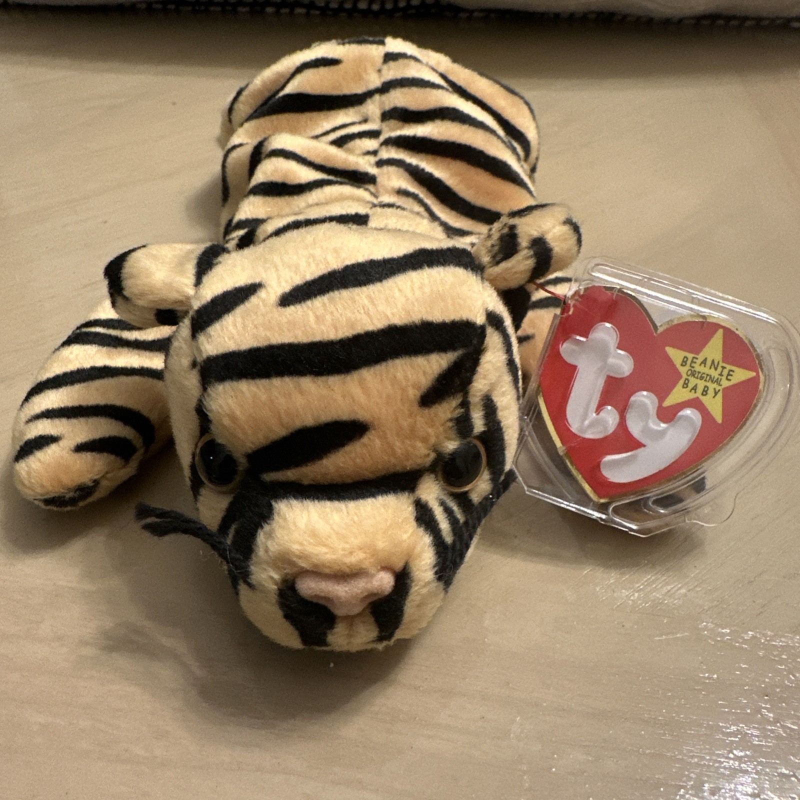 Ty Beanie Baby - STRIPES the Tiger (8.5 Inch) NEW MWMTs Plush Stuffed Animal Toy