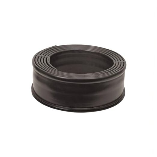  Plastic with Double Ridge Design, Flexible 5x20 5-inch Landscape Edging Roll