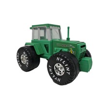 Nylint Green 6.25” Inch Tall Steel and Plastic Tractor Large Black Tires
