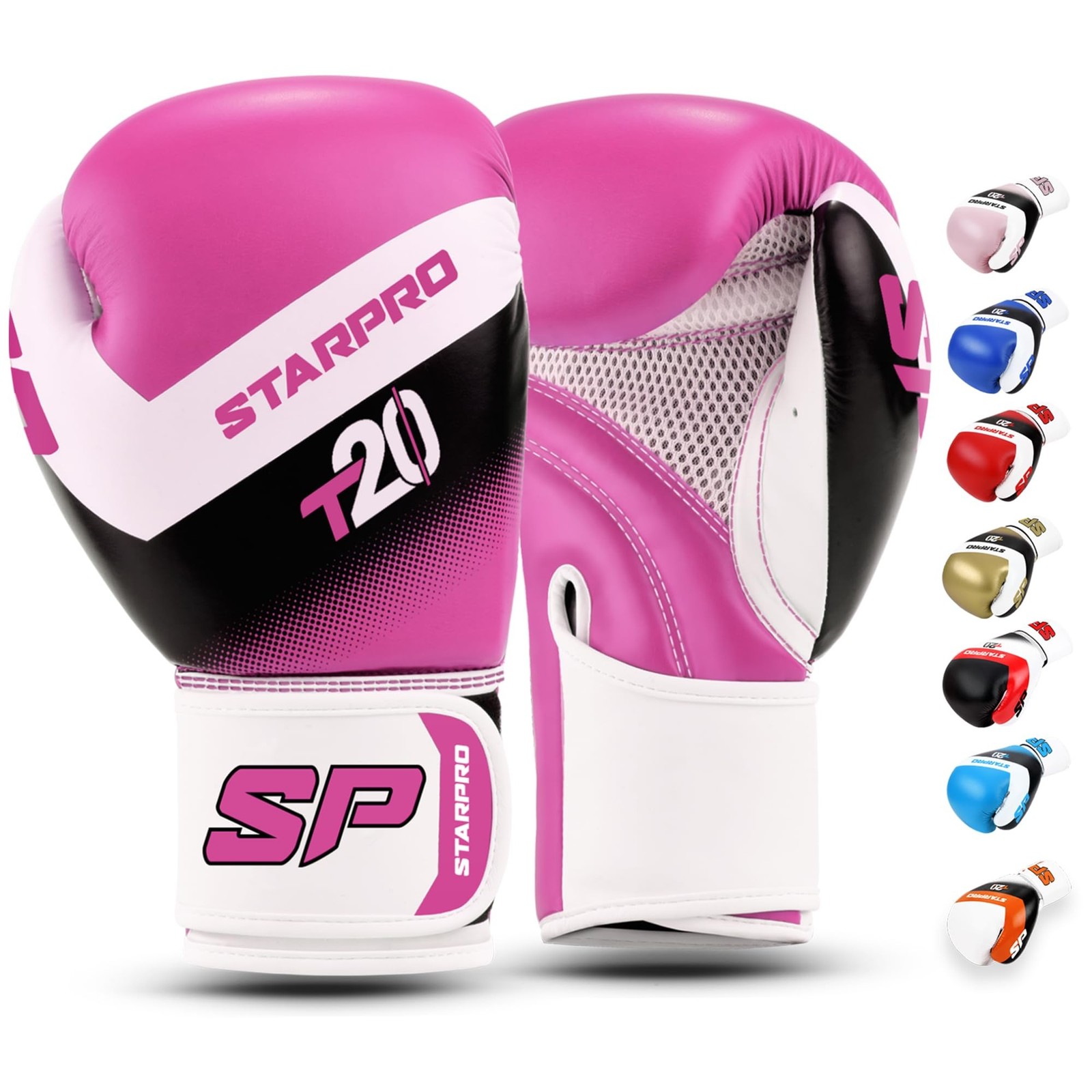 Starpro Boxing Gloves with Wrist Support & Protection Sparring Training Bag G...