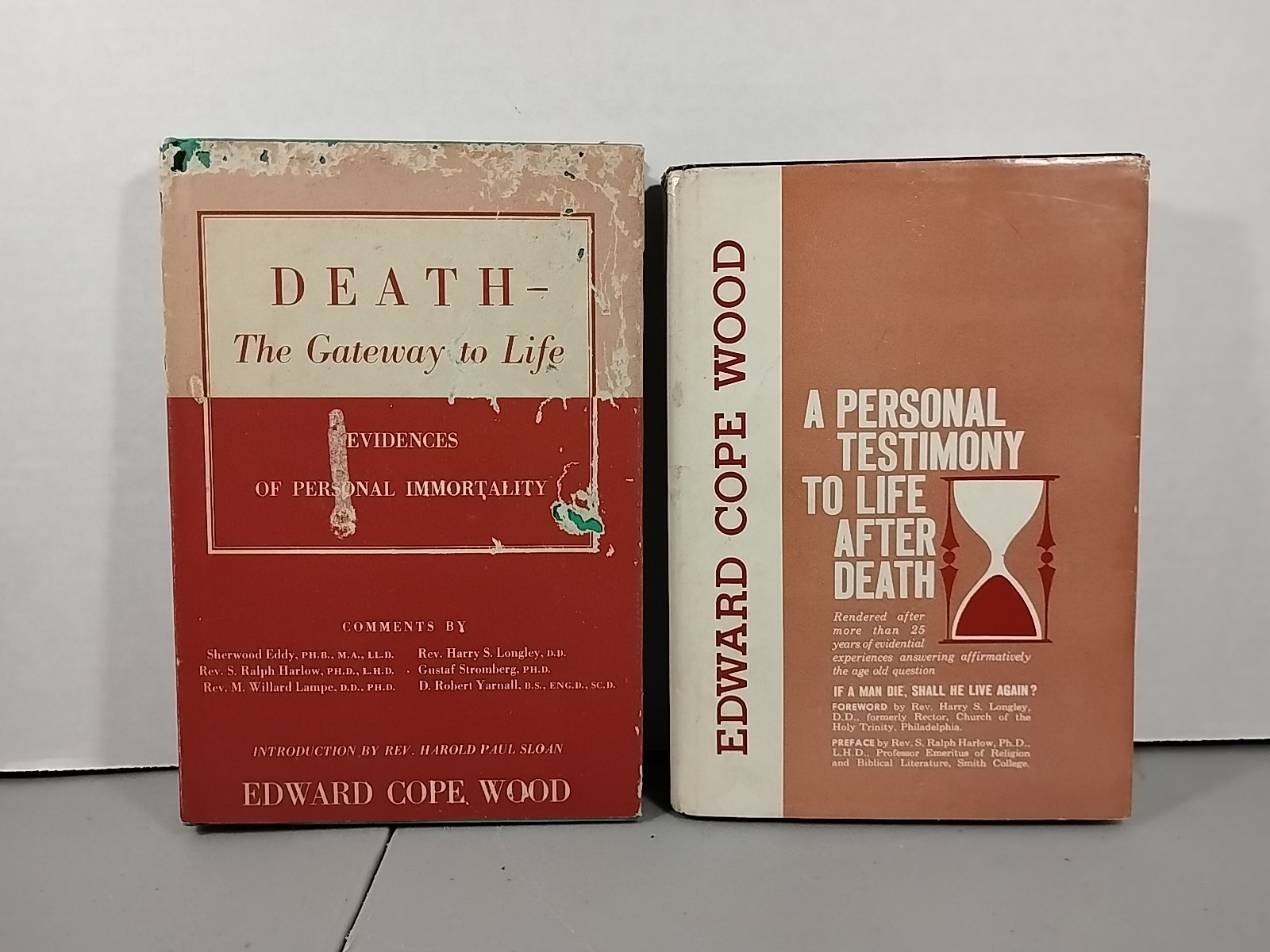 EDWARD COPE WOOD Death Gateway to Life & Life After Death SIGNED (2) 1st Ed HCDJ