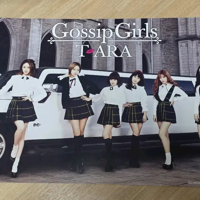 T-ara Japanese Album Gossip Girl Poster - B2 Size, Rare Collectible