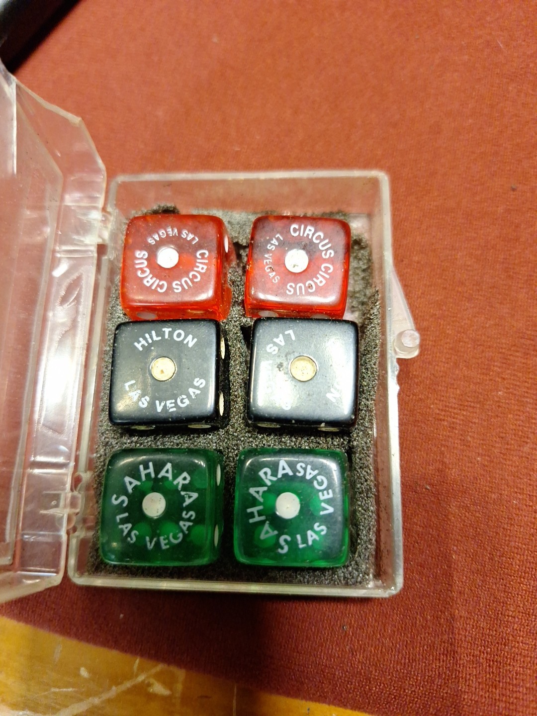 Las Vegas, Dice Set Of 6 (12•GH)