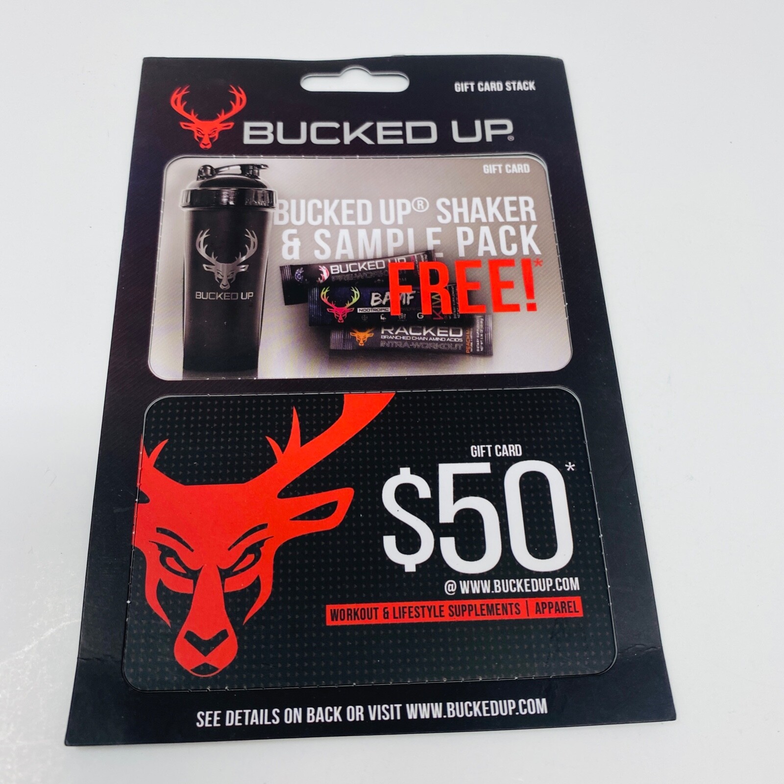 Bucked Up $50 off any $200 purchase or more! Gift Card. 