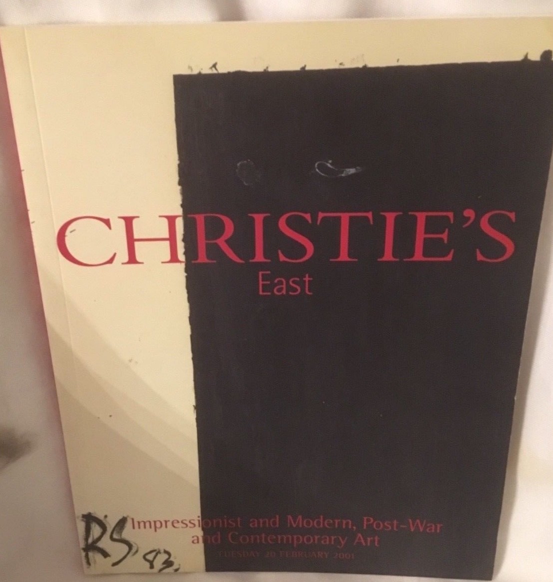 Impressionist & Modern Post War & Contemporary Christie's East Feb 20 2001 *