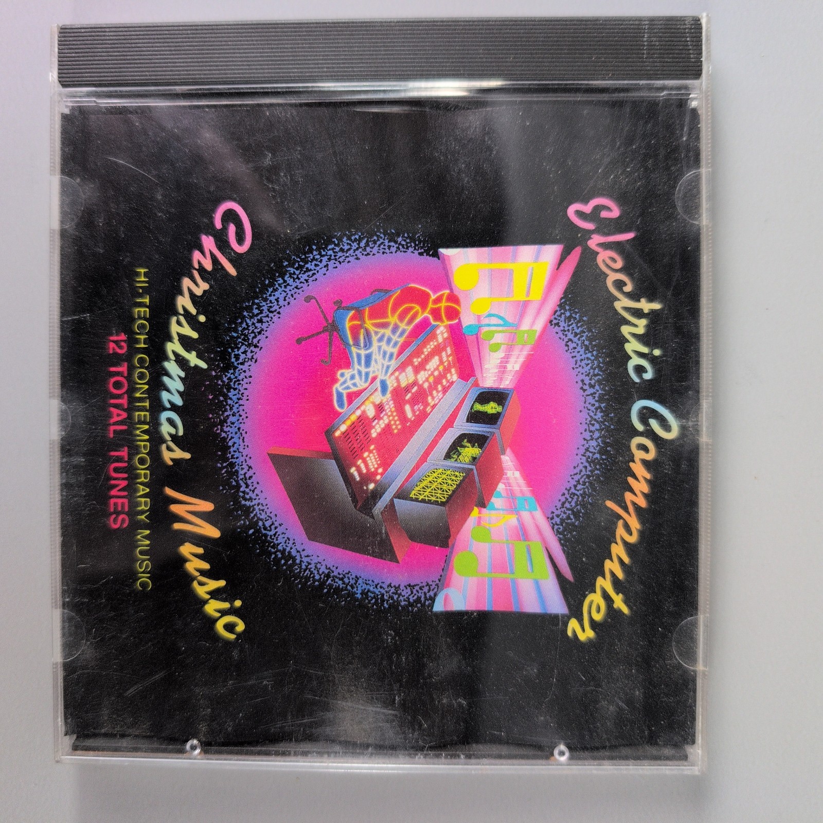 Electronic Computer Christmas Music CD 1990 Silver Bells Hi-Tech MIDI Synth...