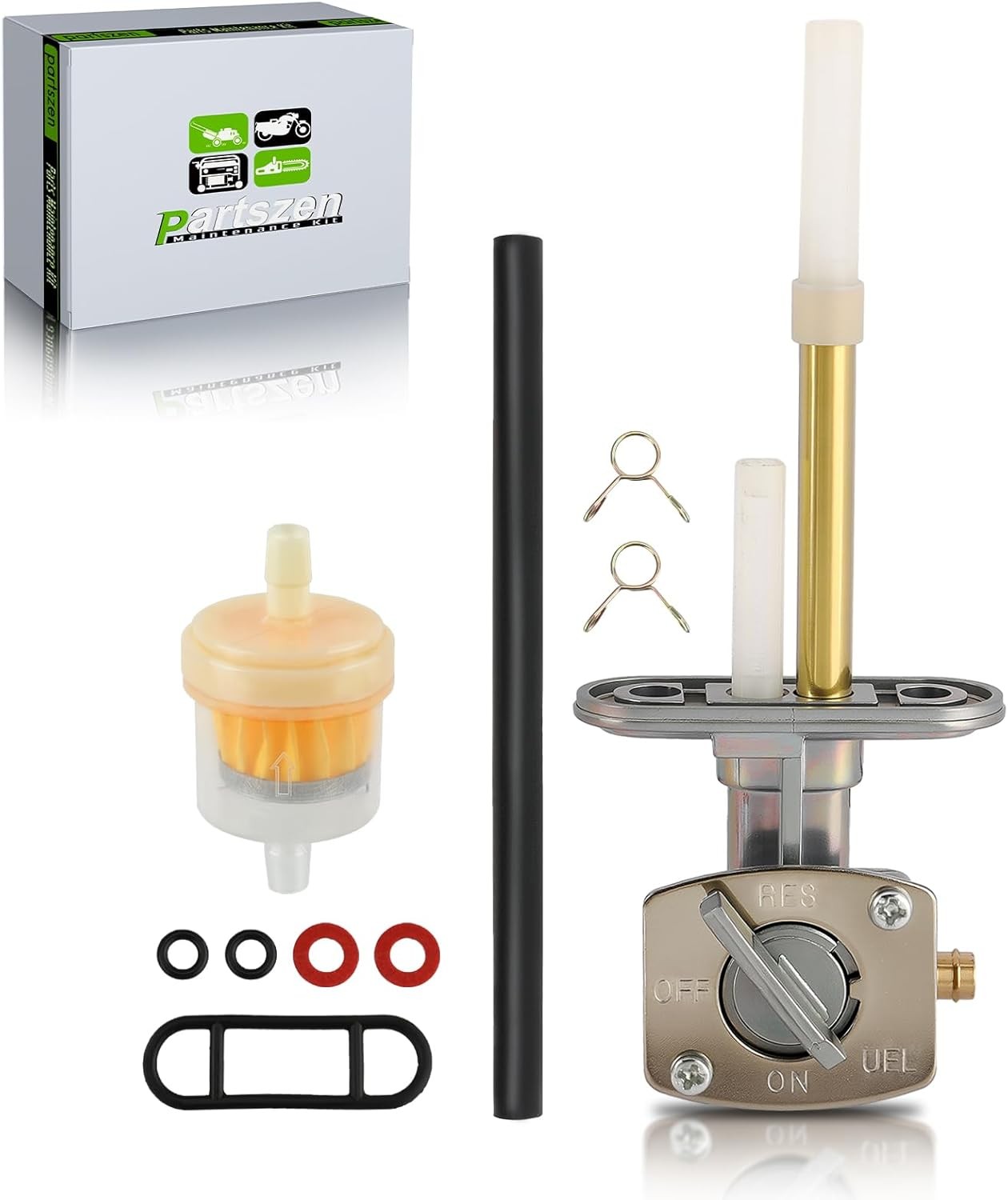 Fuel Petcock Valve Switch Line For Bayou 220 300 KLF300 King Quad 300 LT80 LTZ25