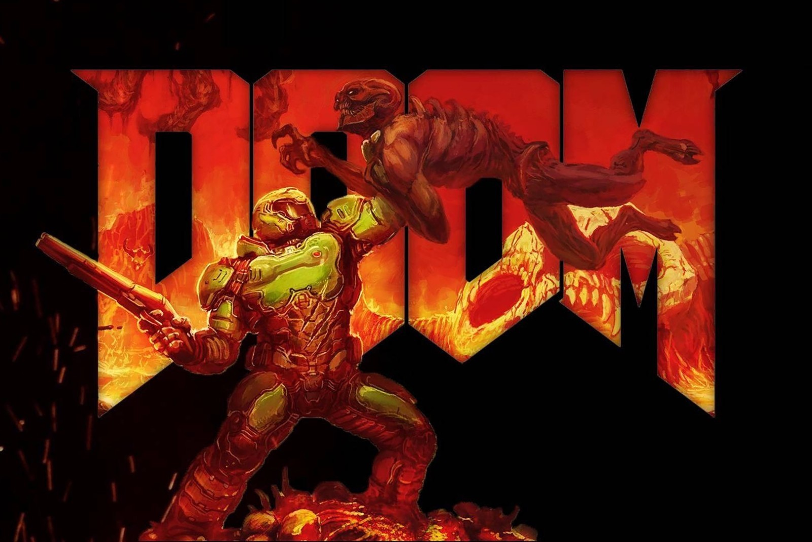 Doom Iron On Transfer For T-Shirt + Other Light & Dark Color Fabrics #3