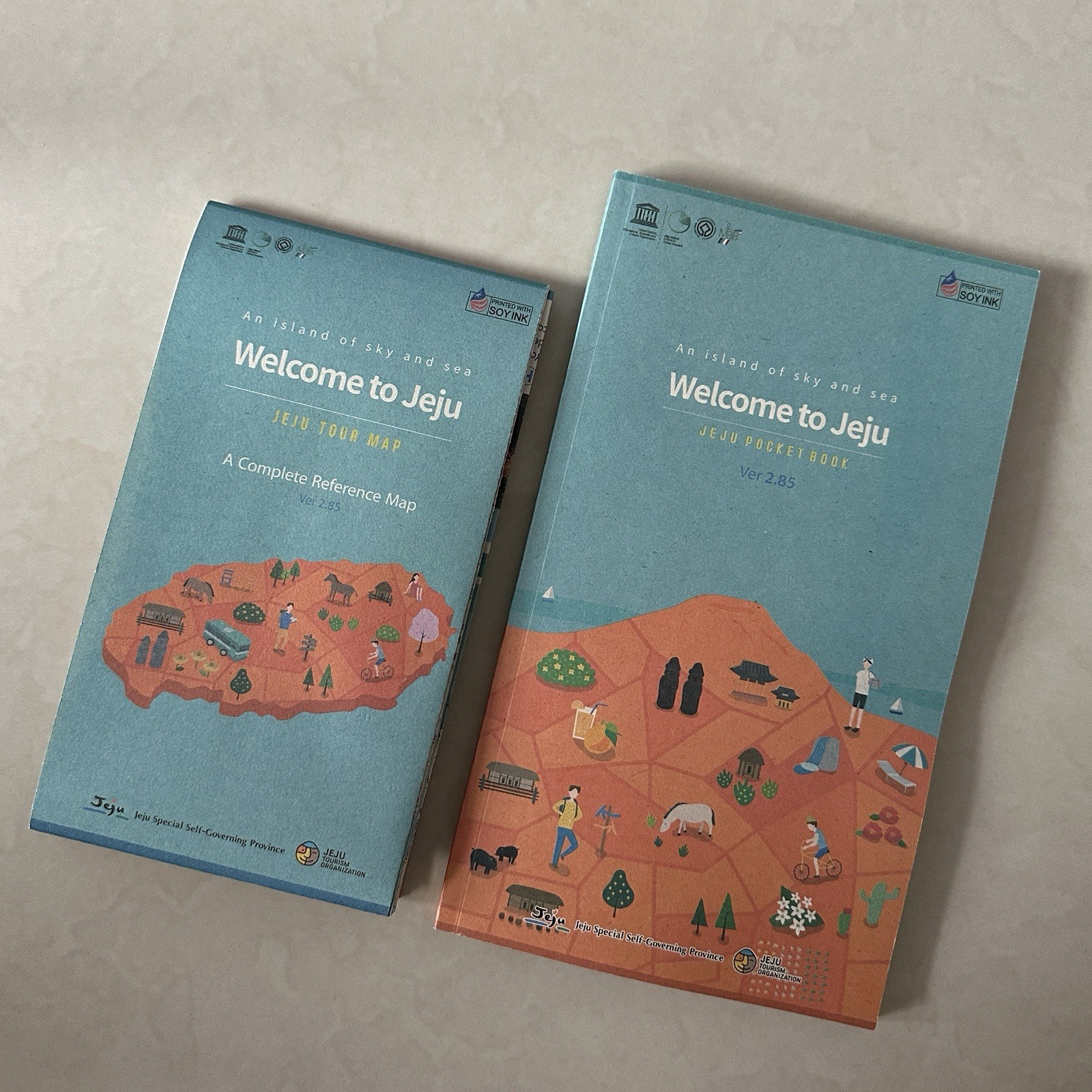 Jeju Pocket Book & Complete Reference Tour Map