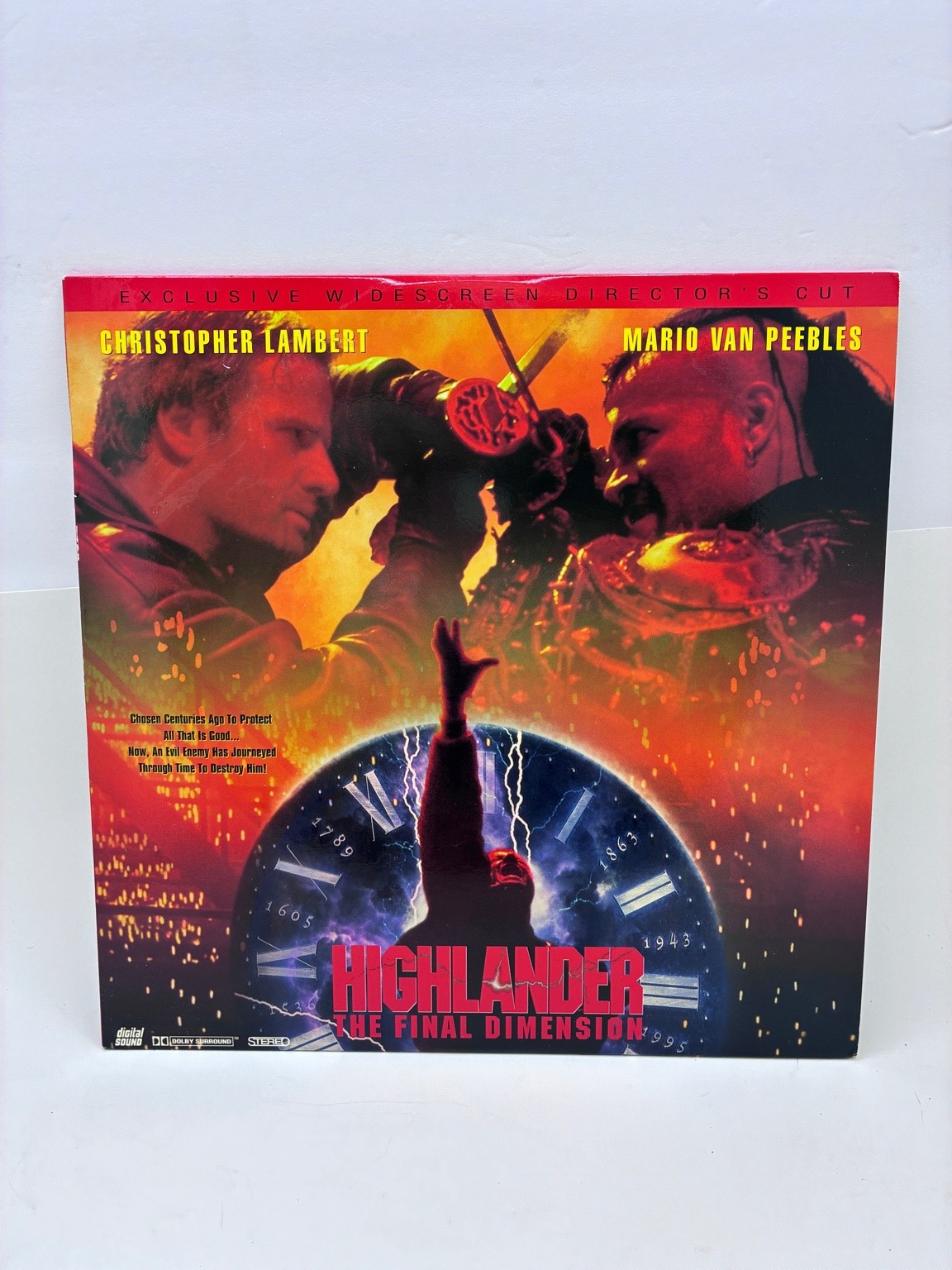 Highlander The Final Dimension LaserDisc 1995 Widescreen Director's Cut THX