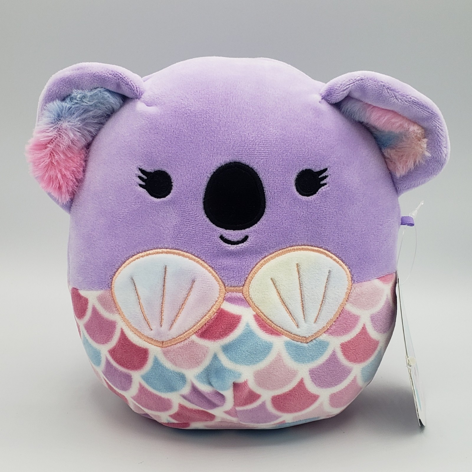 Squishmallows 8" Kayla the Koala in Mermaid Costume, Purple/Pink