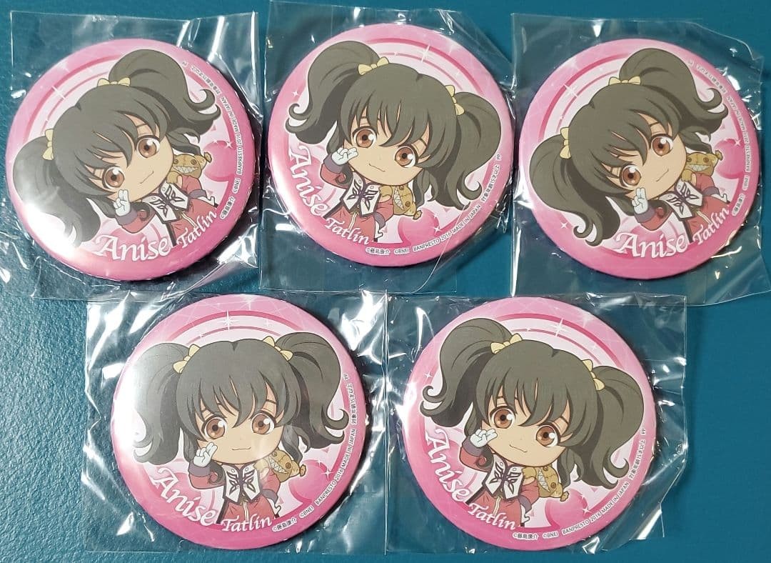Tales of the Abyss Anise Tatlin Can Badge 5 Pieces