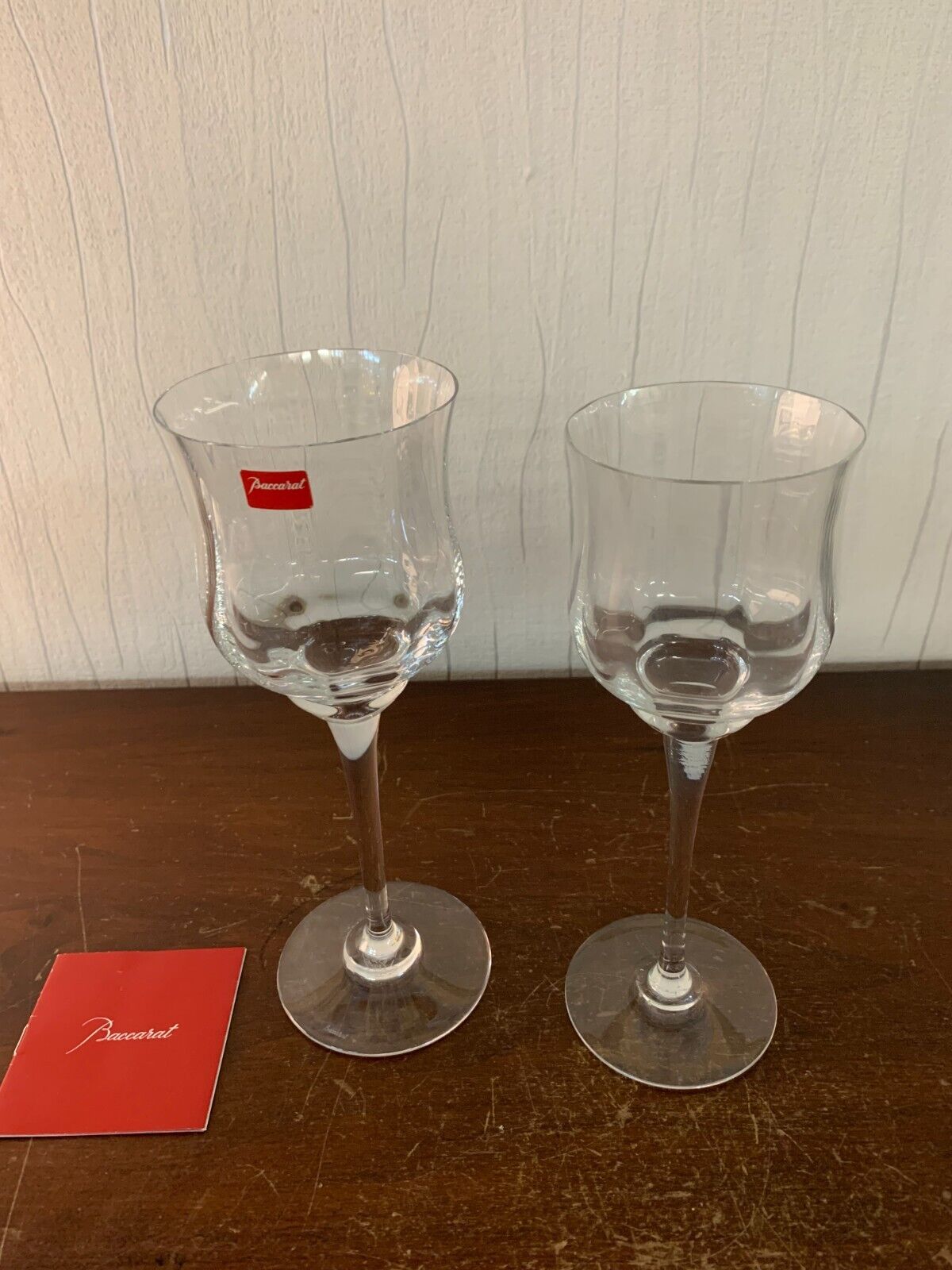 1 Large Glass Model Capri In Baccarat Crystal H: 21.5 Cm (Price For One)