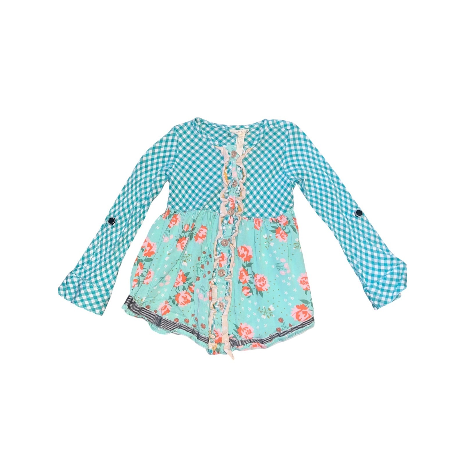 Matilda Jane Joanna Gaines Once Upon A Time Pecan Pie Shirt Girls 8