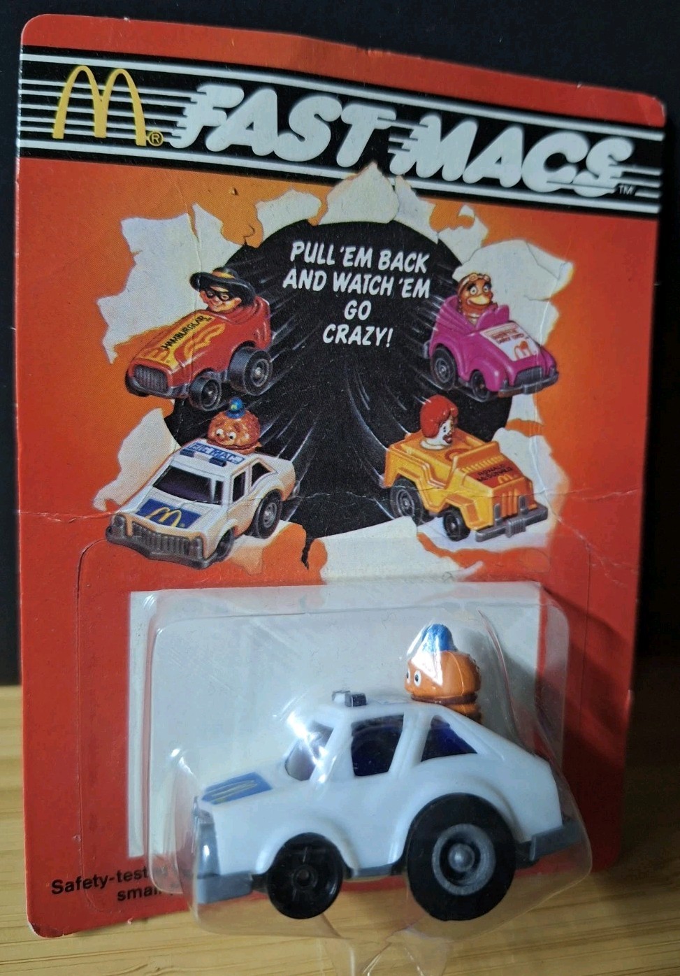 Vintage 1985 McDonald’s Fast Macs Squad Car