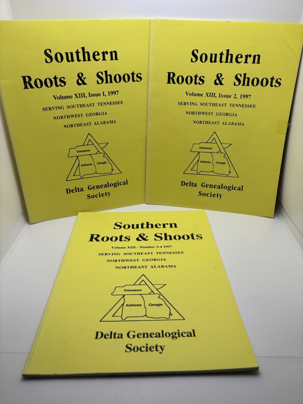 Southern Roots & Shoots 1997 Vol XIII 1-3 • Delta Genealogical Society TN AL GA