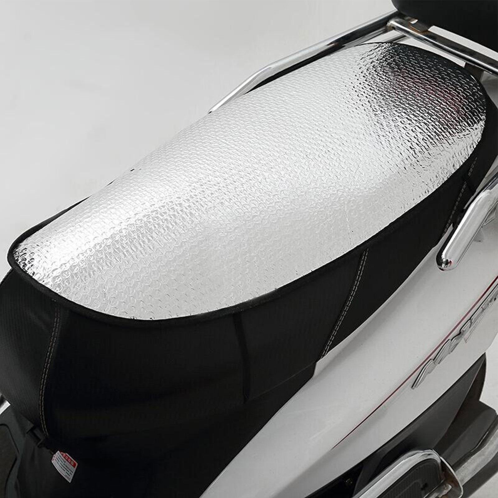 Sun Reflective Motorcycle Seat Cover Waterproof and Light Resis Foldable Cover