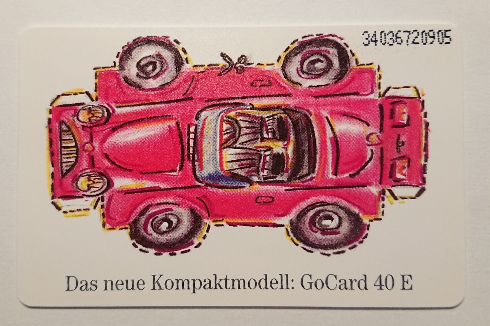 Phone Card Telefonwertkarte Trading Card 12 DM Kompaktmodell Gocard 40 E Essen