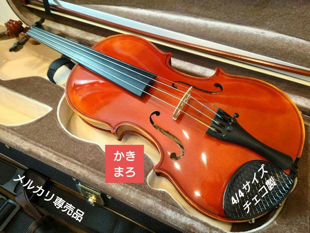 [Used in good condition] 4/4 size Czech violin set