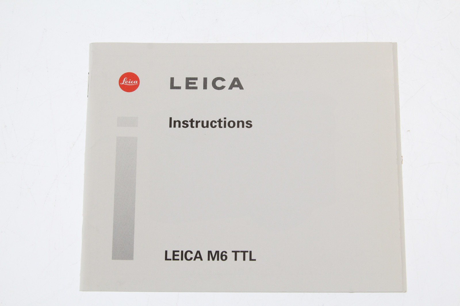 [MINT] Leica M6 TTL Instruction Manual English Original Book (USA Business)