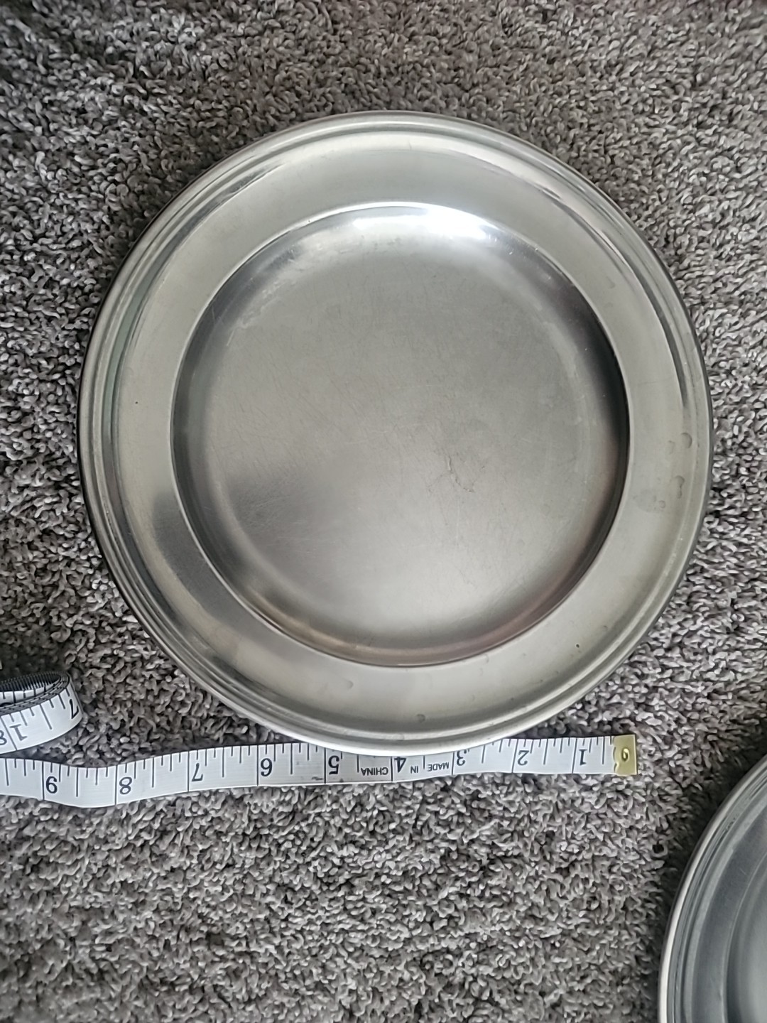 Vintage Silver Plates Set Of 2