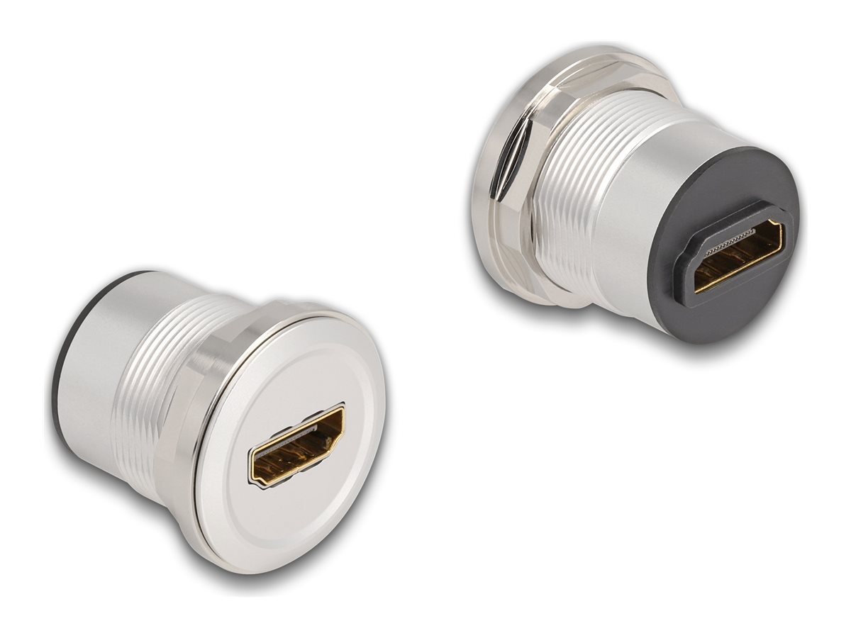 Delock HDMI Recessed Female 8K 60Hz Aluminum Digital/Display/Video 88191