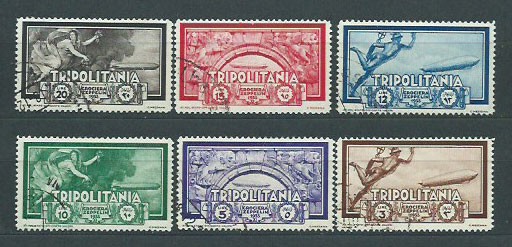 Tripolitania Aerial Yvert 31/6 Used