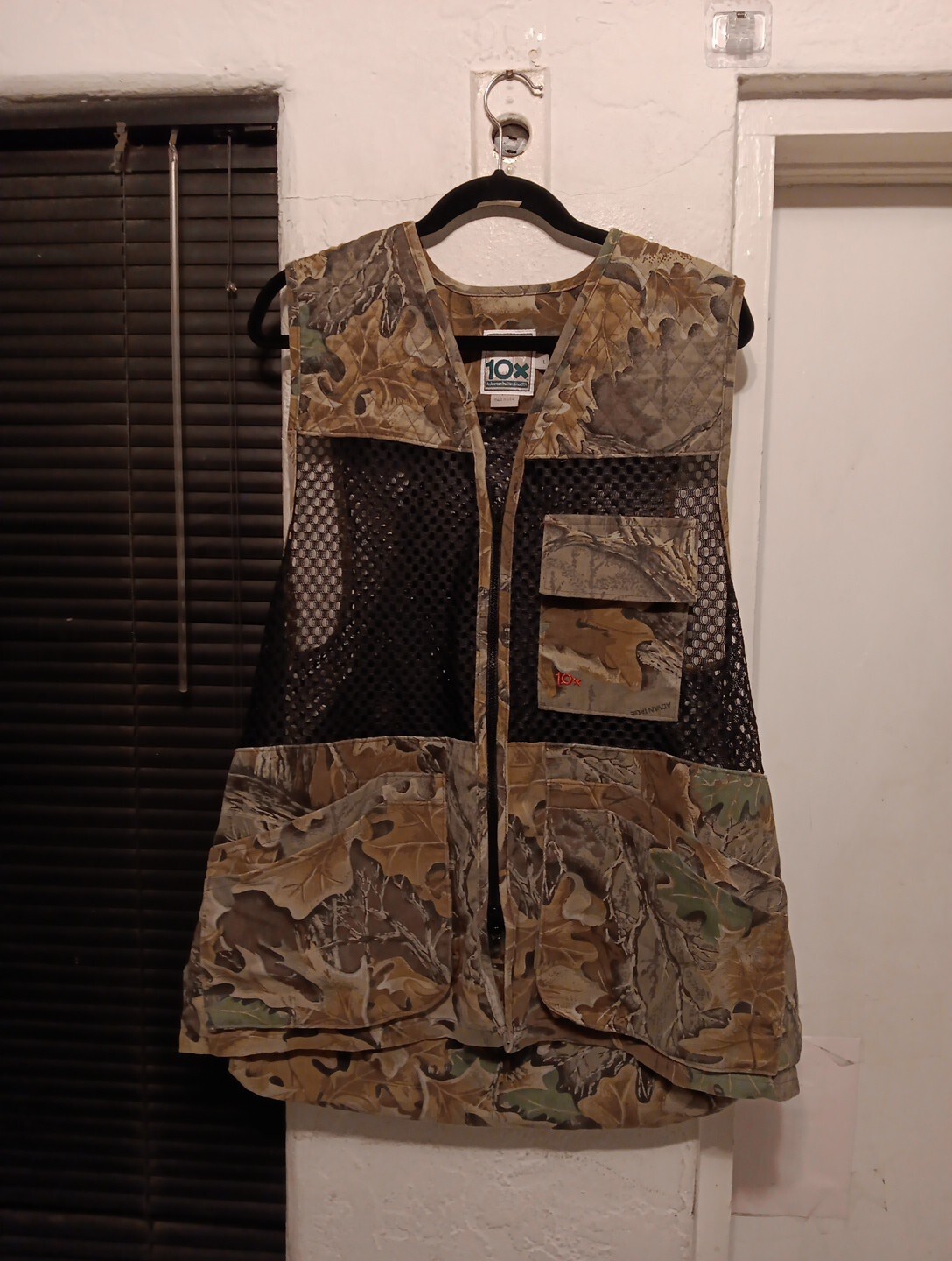 10X ADVANTAGE CAMO Hunting Vest Size Large USA Made Men's