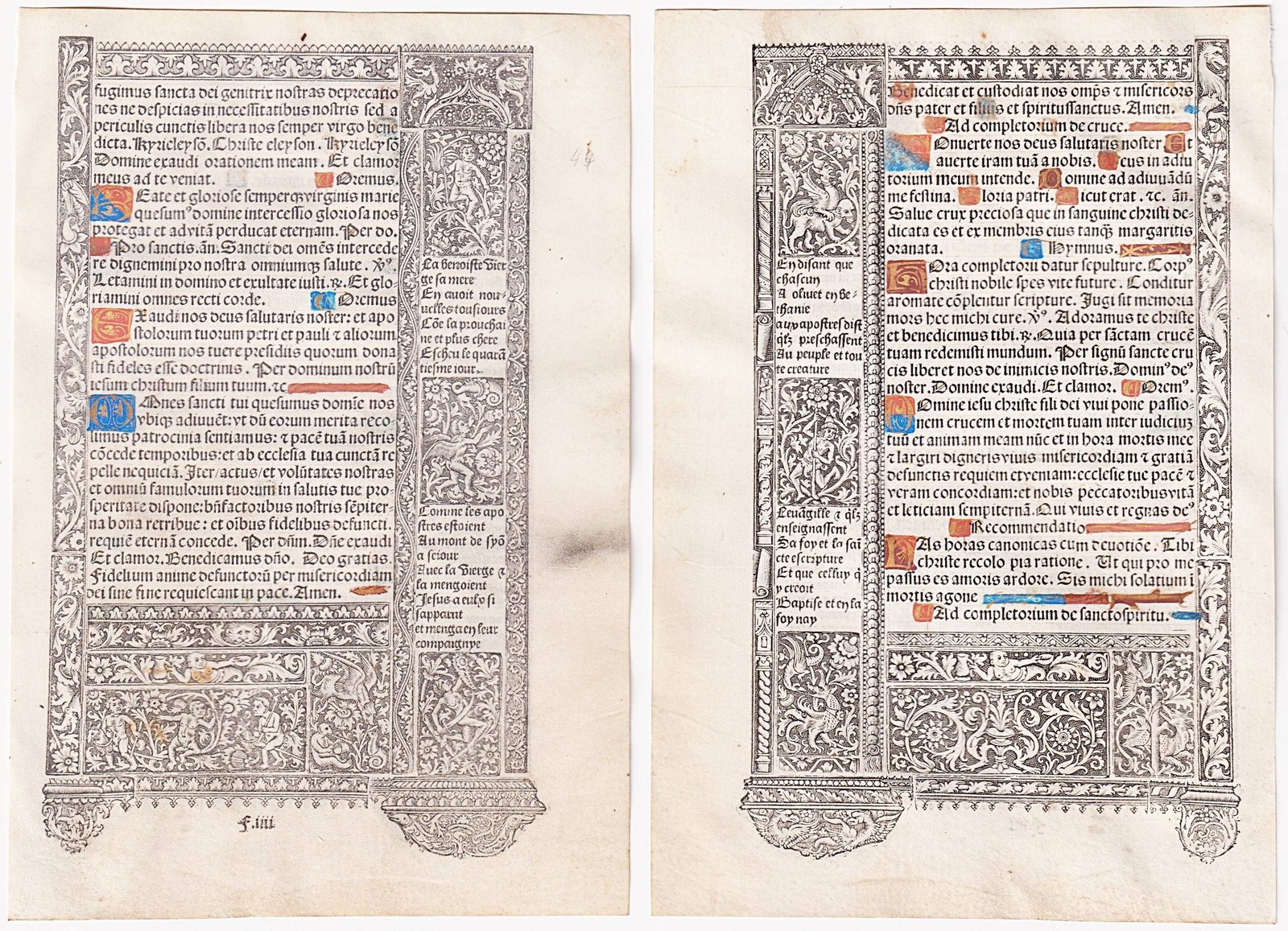 Book Of Hours Incunable Livre D'Heures Paris Simon Vostre 1501 / 44