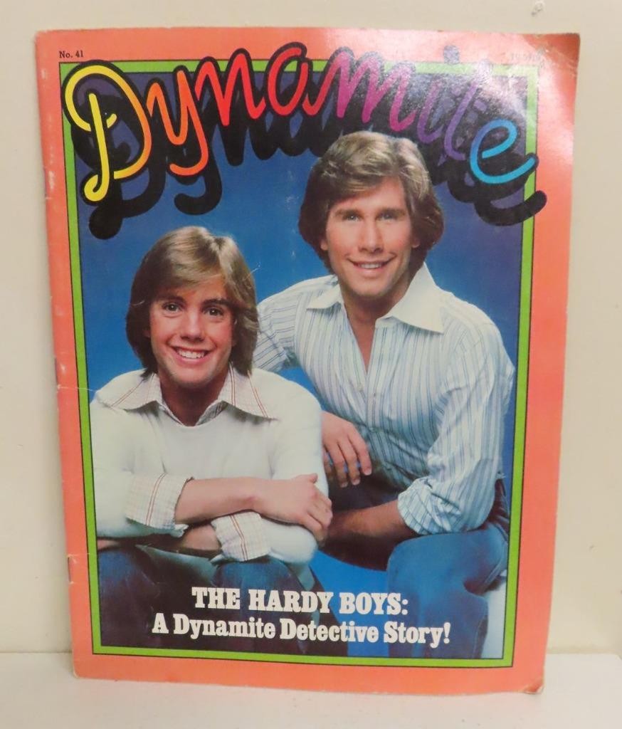 Vintage Dynamite Magazine (1977) Hardy Boys Cover + Star Wars Article + Patch