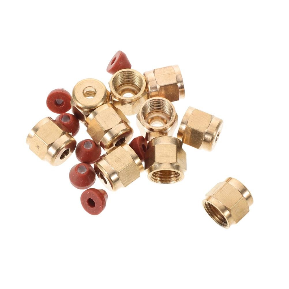  10 Pairs Heavy-Duty Brass Pump Nozzle Cap For Theater Stage Fog Special Effects