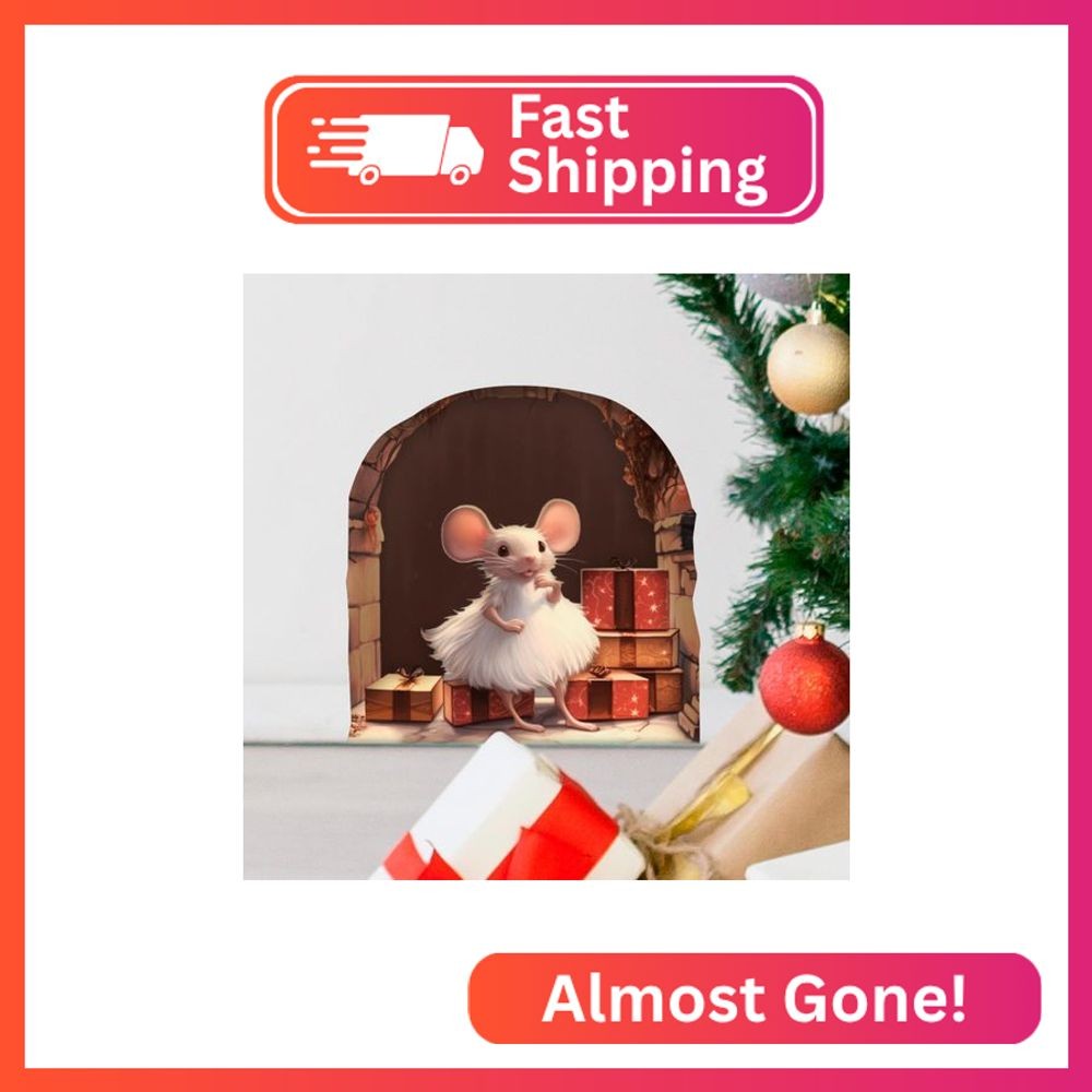 EGD Cute Mouse Hole Wall Decals 3D | 4"x4" Wall Stickers for Child Room Decor | 