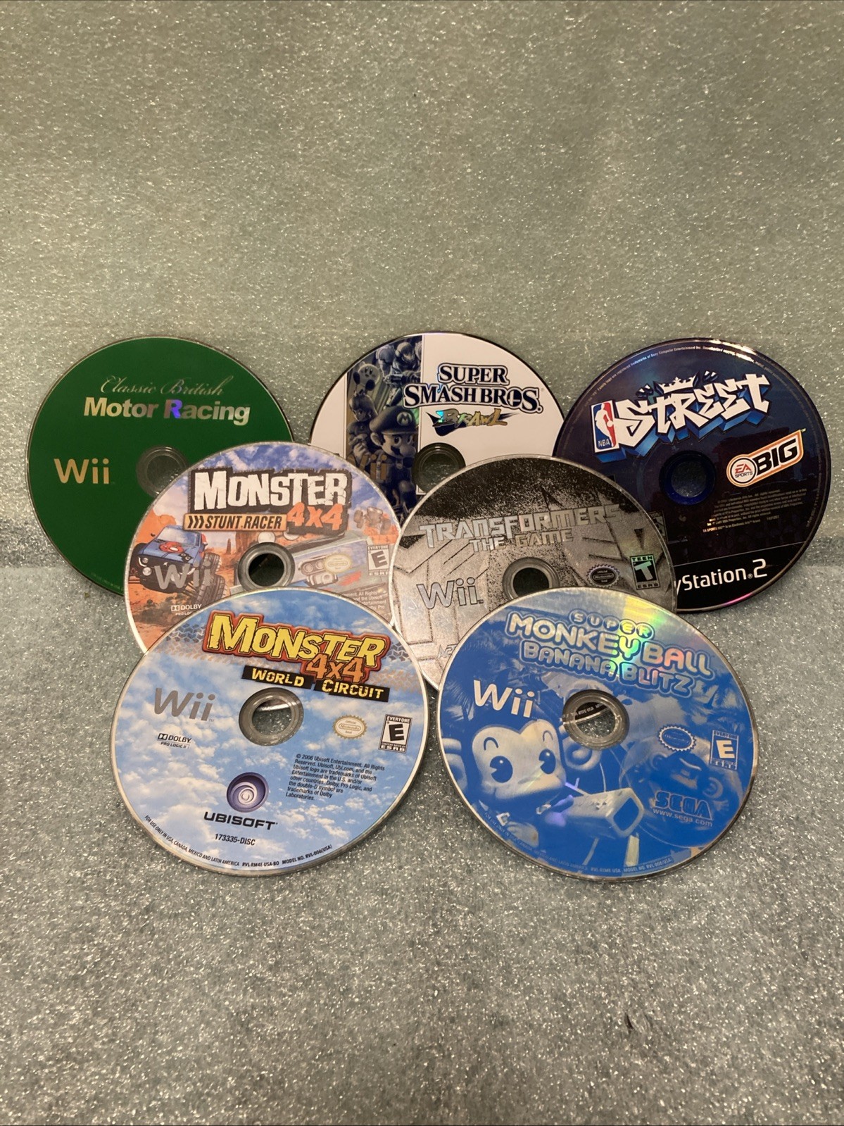 Nintendo Wii PlayStation Disc Only Game Lot Of 7 Games  DO NOT WORK NEEDS REPAIR