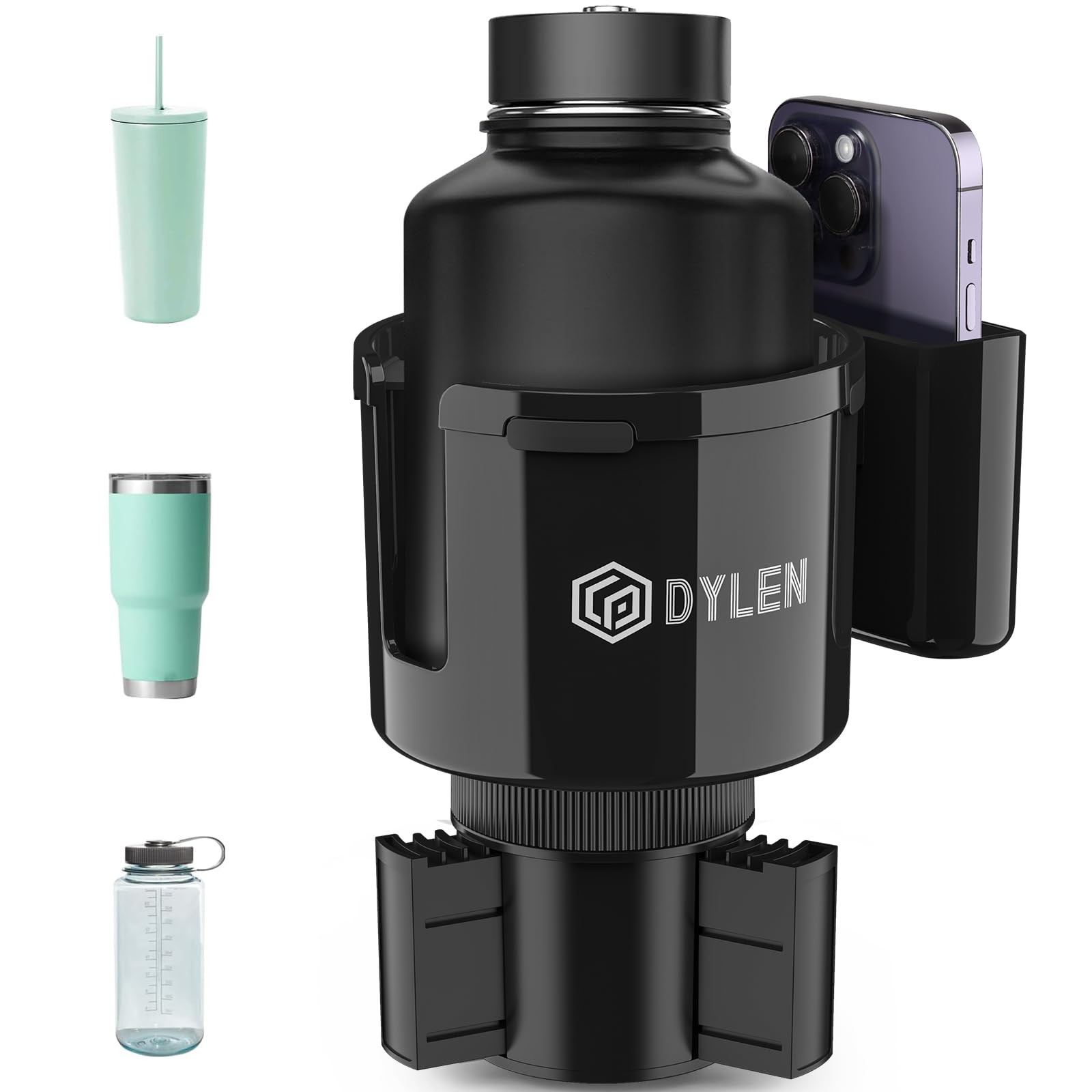 DYLEN Car Cup Holder Expander, Extender Adapter for with Black 