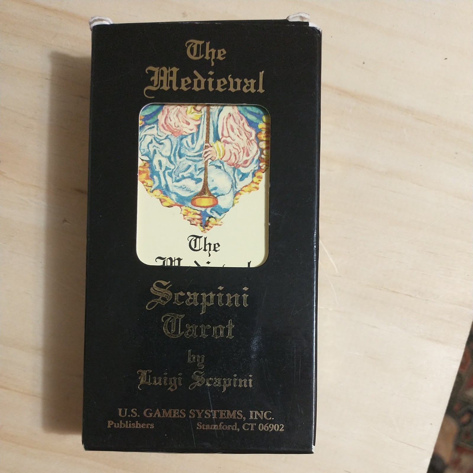 The Medieval Tarot 78 Card Deck Luigi Scapini 1985 US Games True Gem Here.