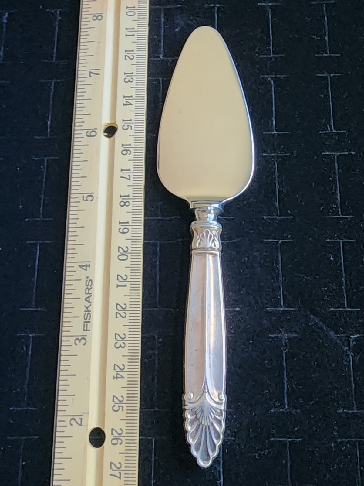 Antique Pie/Cake Server Sterling Silver Handle Stainless Steel Blade Used