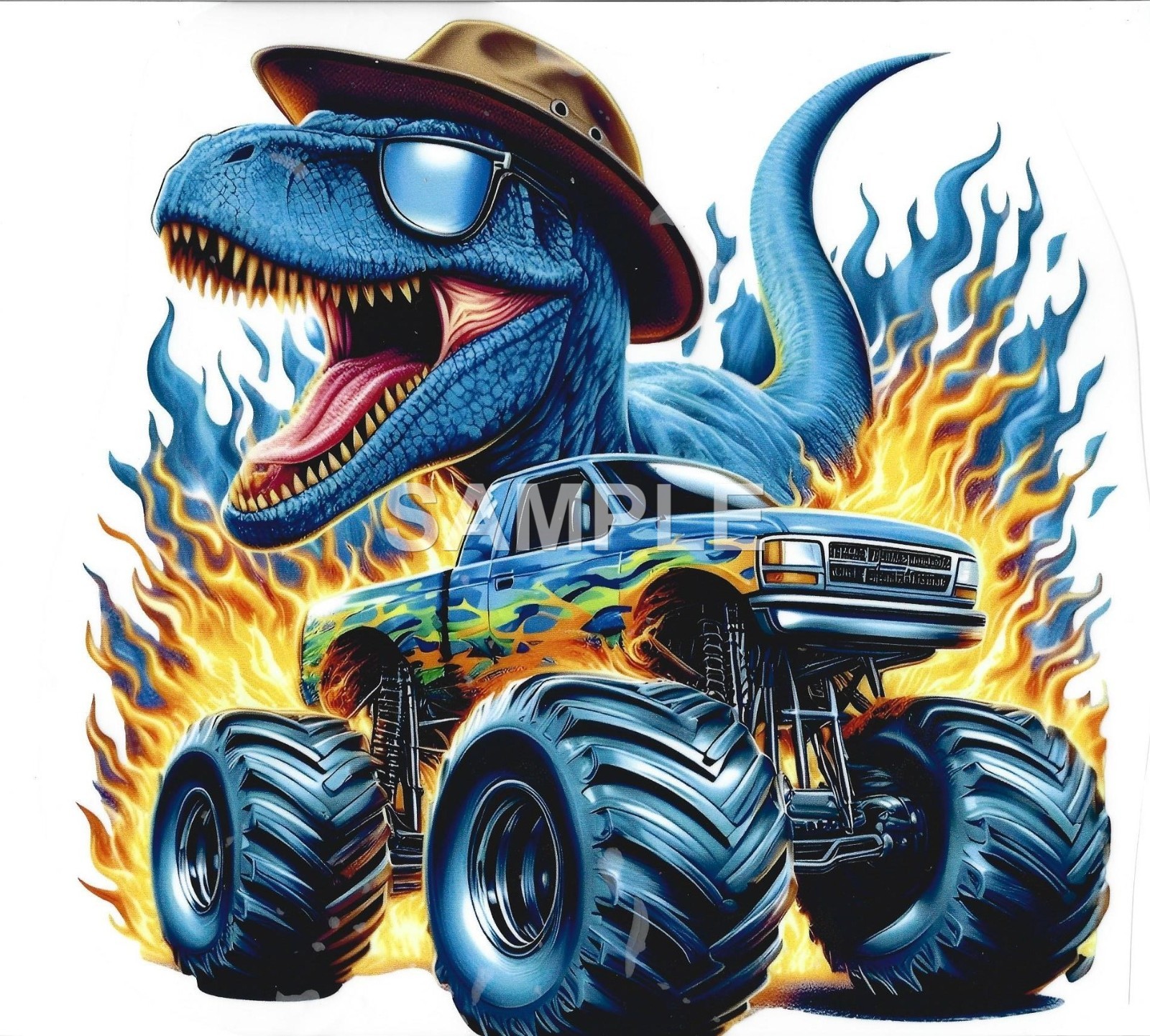 Dinosaur vinyl iron on transfer (SALE) bonus free pocket size