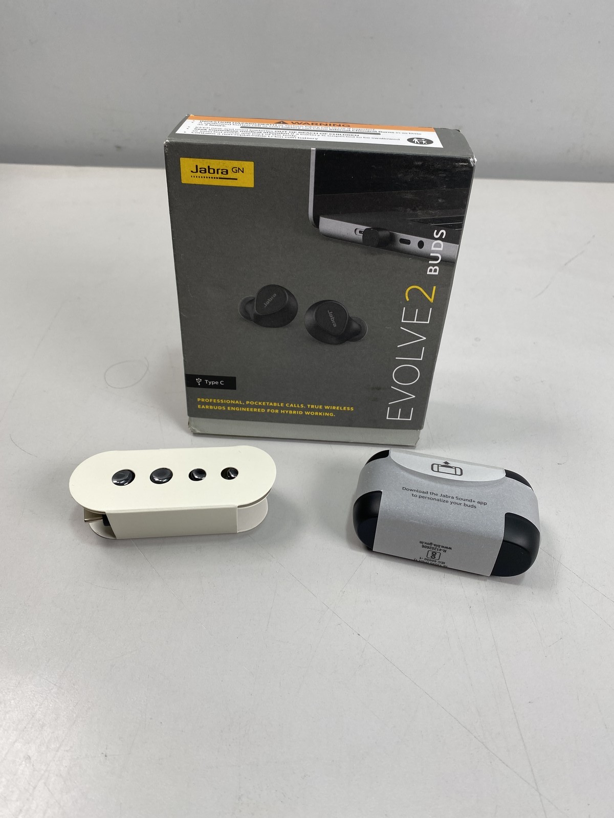 Jabra Evolve2 Buds Wireless Stereo Headset - Bluetooth Active Noise Cancelling