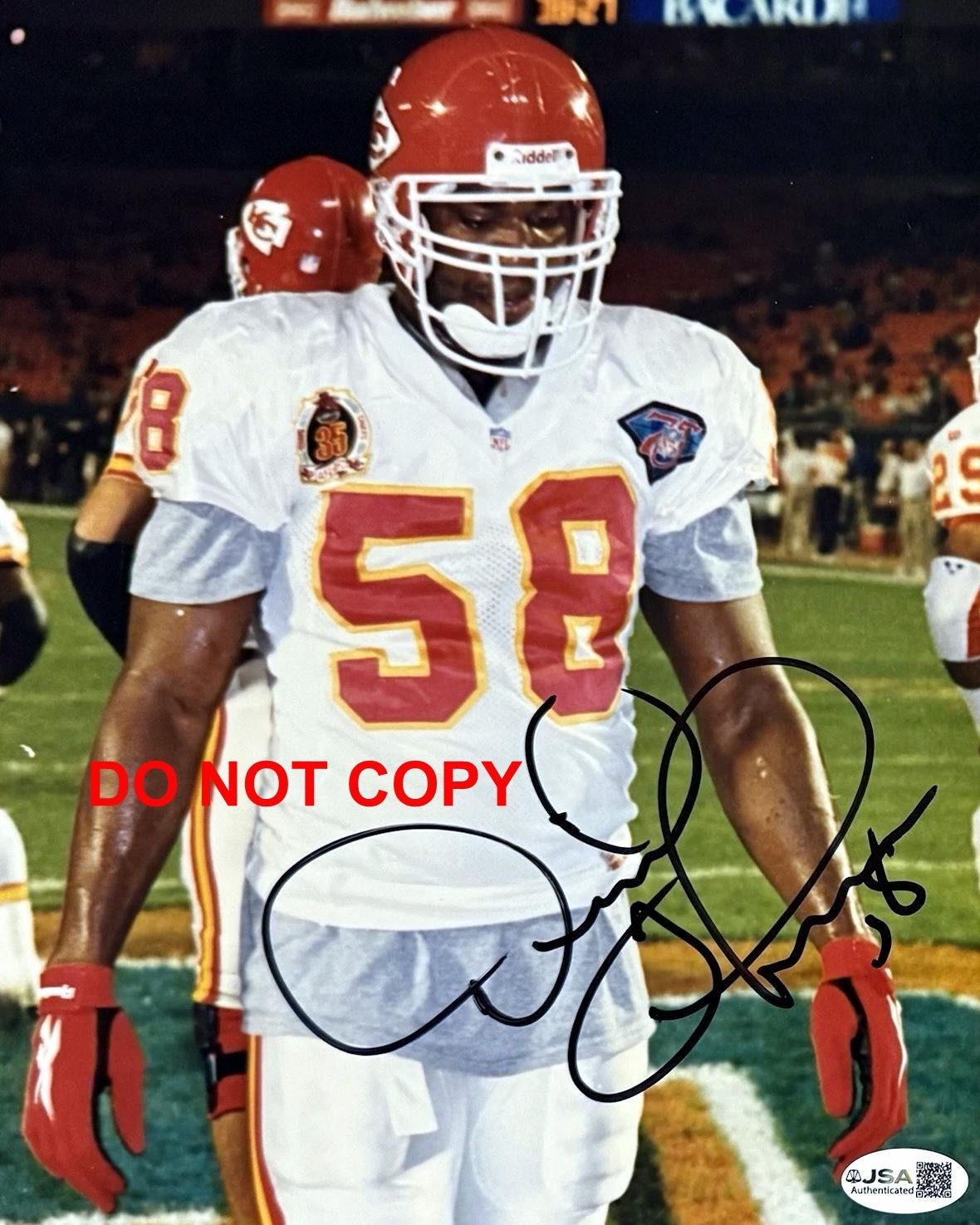 Derrick Thomas KANSAS CITY CHIEFS Signed Autographed REPRINT 8x10 Photo RP 3