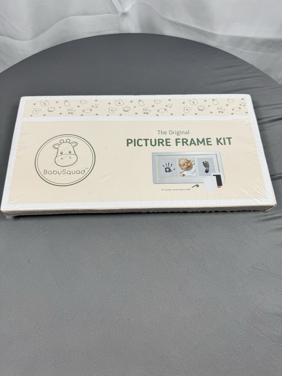 Baby Squad Picture Frame Kit Hand Footprint Kit NEW Sealed