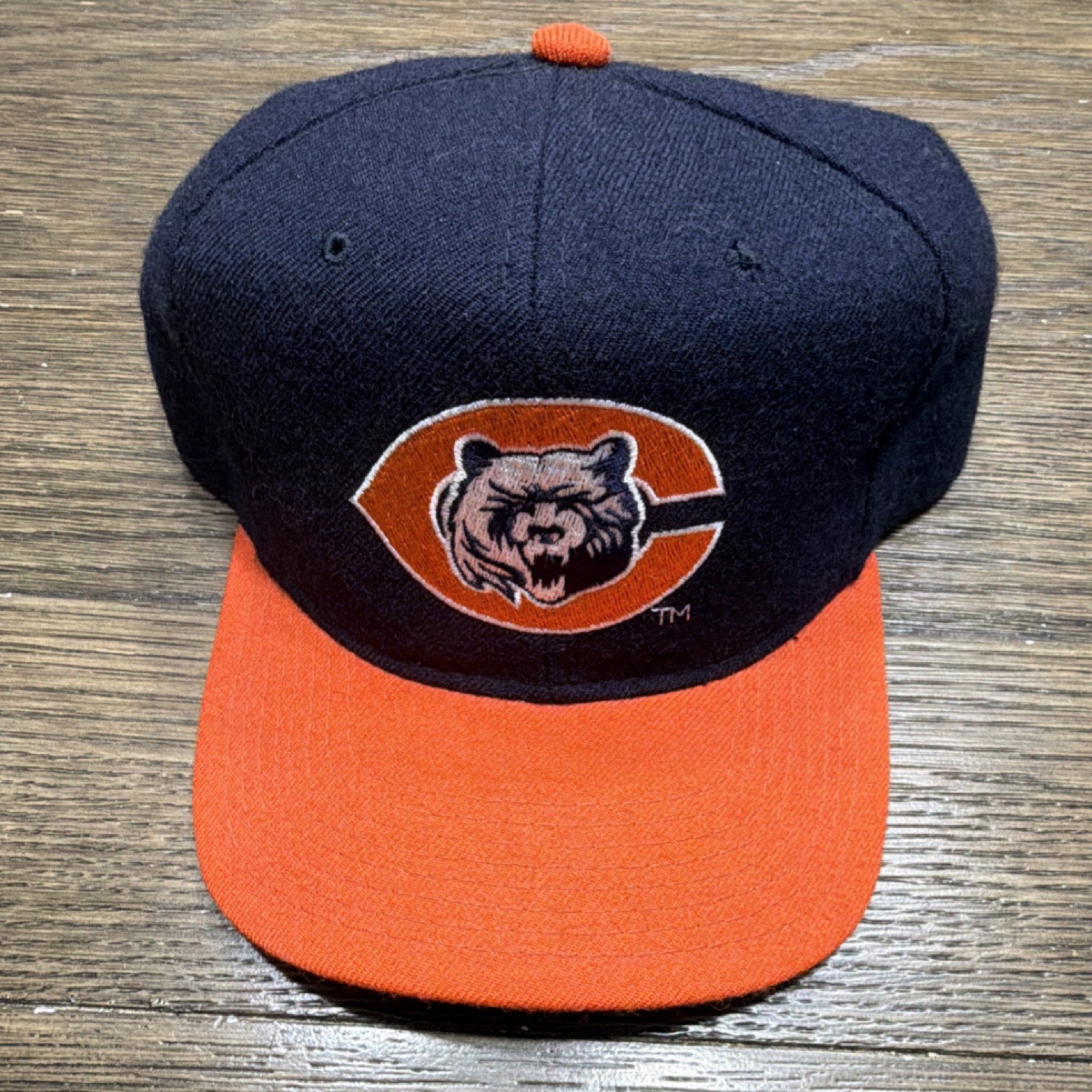 Starter white rag Chicago Bears NFL Cap Navy Orange One Size Officially Licensed