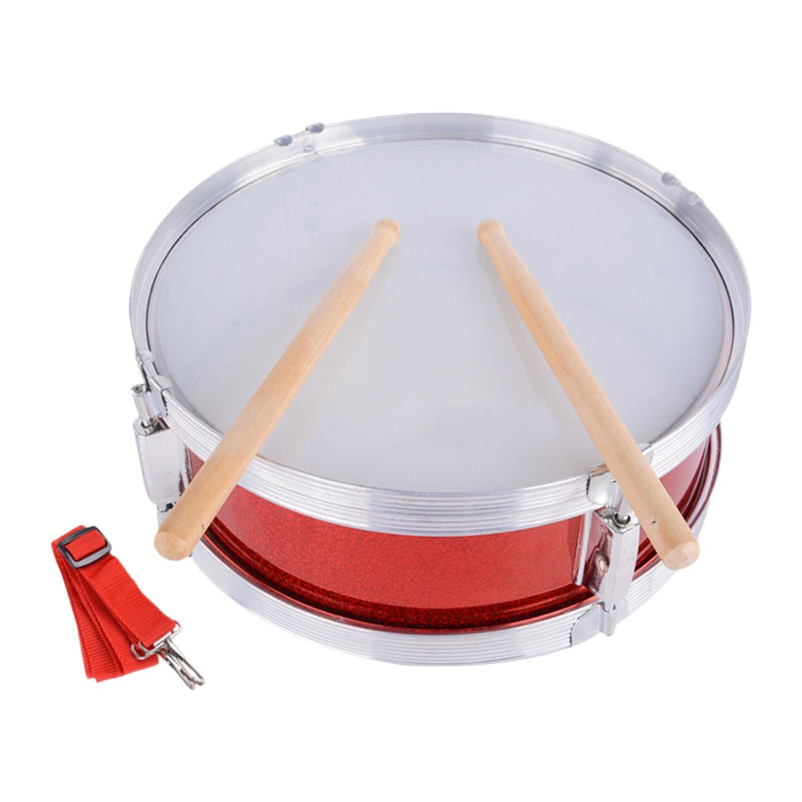 8" Snare Drum with Sticks Percussion Instrument