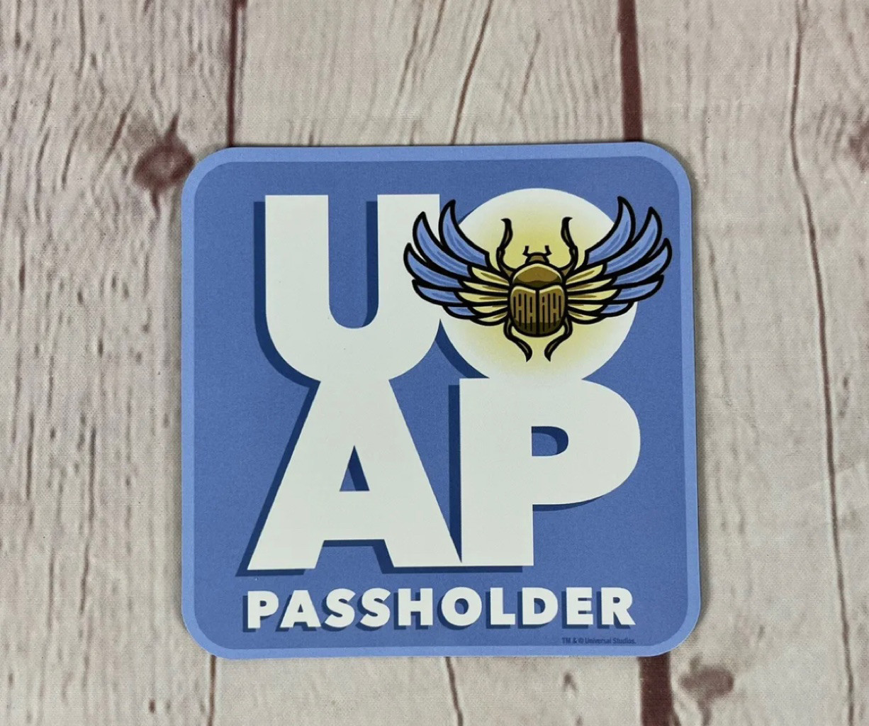 UNIVERSAL STUDIOS Orlando Mummy Annual Passholder August 2022 Magnet New UOAP