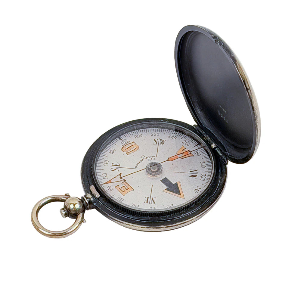 Antique Swiss Pocket Compass