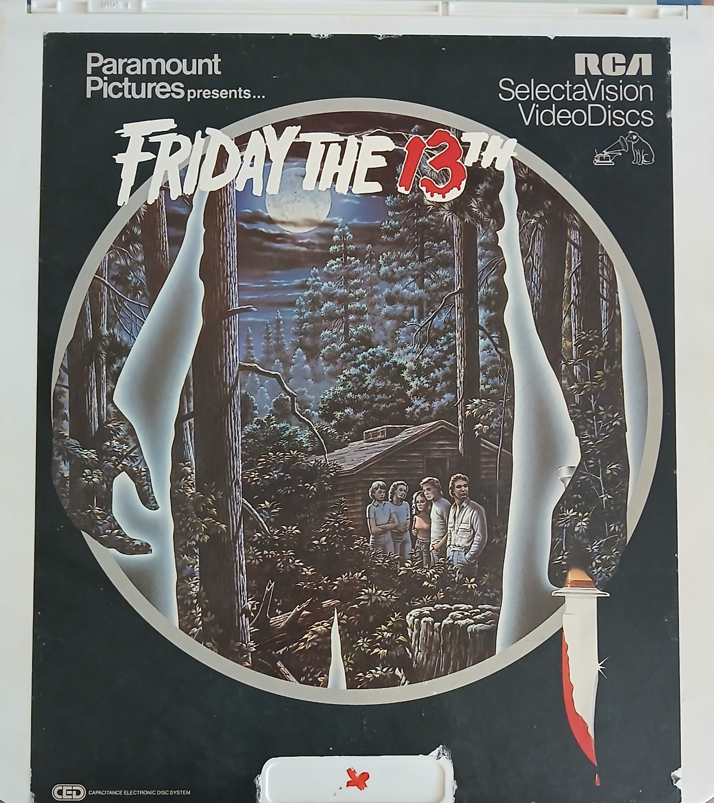 Friday The 13th   RCA VideoDisc CED  Paramount Pictures - Used Selectavision