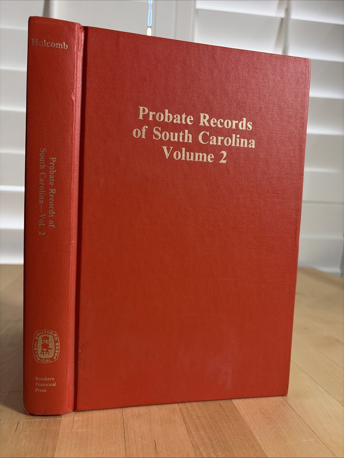 Probate Records Of South Carolina Vol 2 1978 Brent Holcomb HC Genealogy ￼